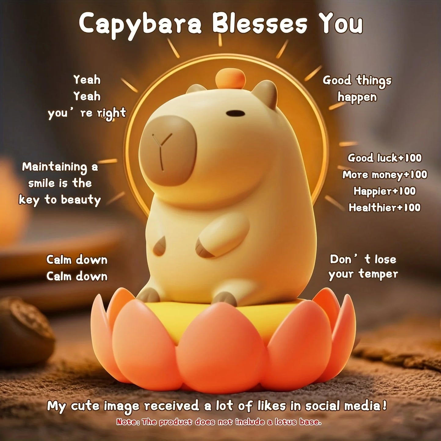 Capybara Night Light